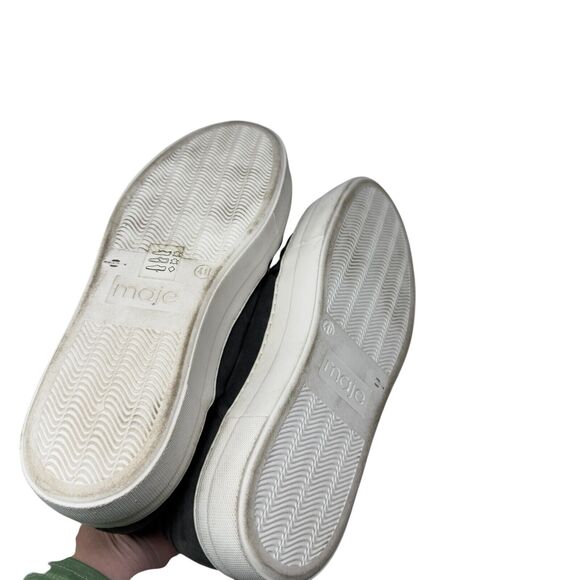 Maje Grey Suede Leather Knotted Slip On Platform Sneaker Capsole Women 40 US 9.5 - Picture 6 of 8